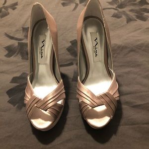 Women’s open toe pumps size 6.5